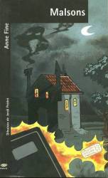 The black and grey house with the ghost coming out of the chimney - Malsons