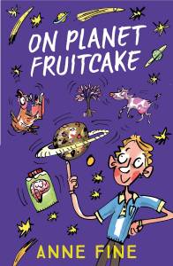 The cover of 'On Planet Fruitcake'