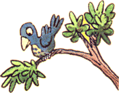 a bird on a branch